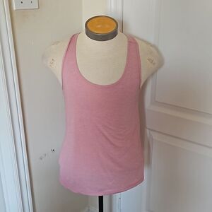 RBX Women's Active Racer Back Top Medium Pink & White